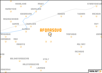 map of Afonasovo