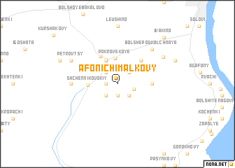 map of Afonichi-Mal\