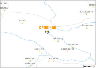 map of Afonikha