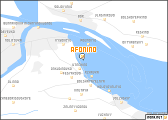 map of Afonino