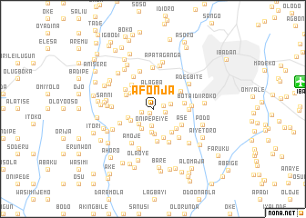 map of Afonja