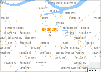 map of Afonovo