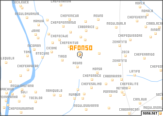 map of Afonso