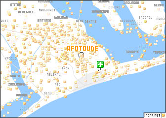 map of Afotoudé