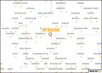 map of Afo Ukwu