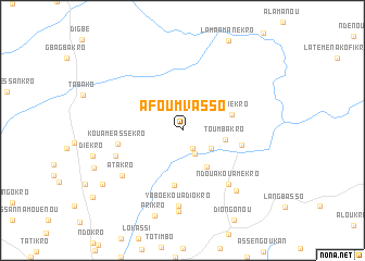 map of Afoumvasso