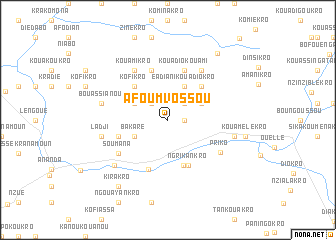 map of Afoumvossou