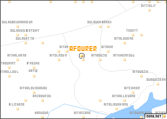 map of Afourer