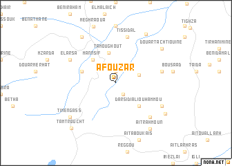 map of Afouzar