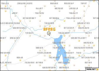 map of Afrag