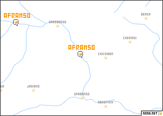 map of Aframso