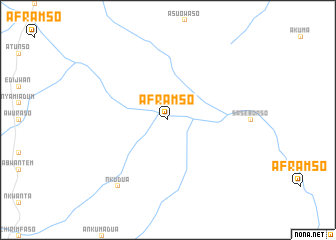 map of Aframso