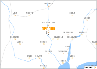 map of Afraré