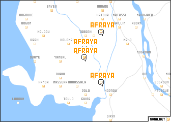 map of Afraya