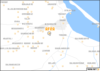 map of Afra