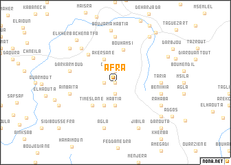 map of Afra