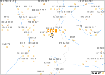 map of Afra