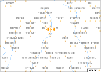 map of Afra