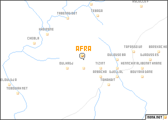 map of Afra