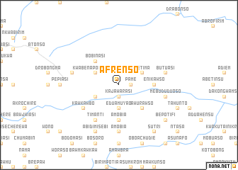 map of Afrenso