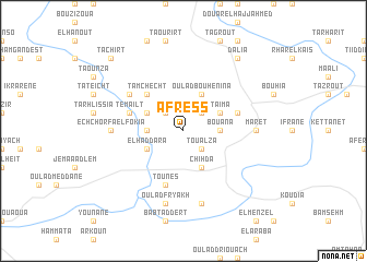 map of Afress