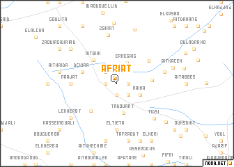 map of Afriat
