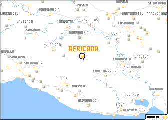 map of Africana