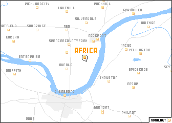 map of Africa