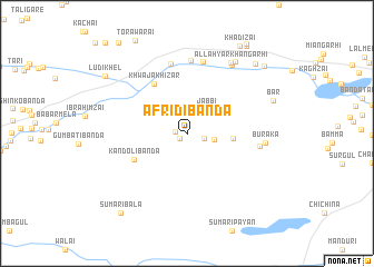 map of Afrīdi Bānda