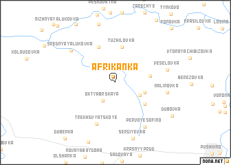 map of Afrikanka