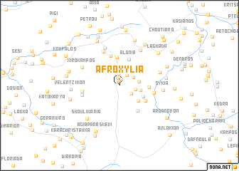 map of Afroxyliá
