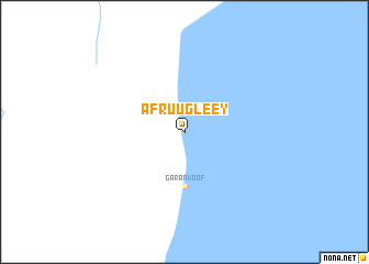 map of Af Ruugleey