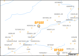 map of Afşar