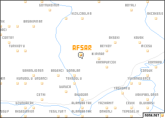 map of Afşar