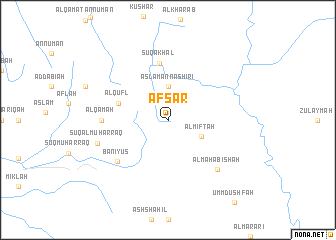 map of ‘Afşar