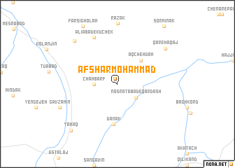 map of Afshār Moḩammad