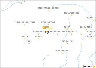 map of Afsil