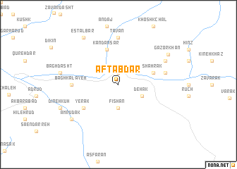 map of Āftābdar