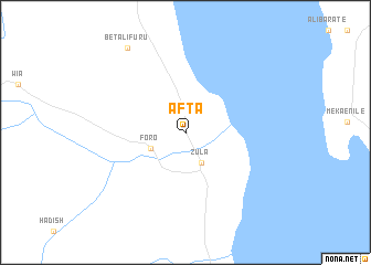 map of Afta