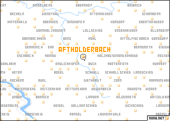 map of Aftholderbach