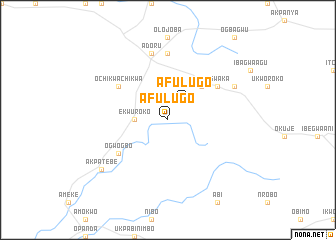 map of Afulugo