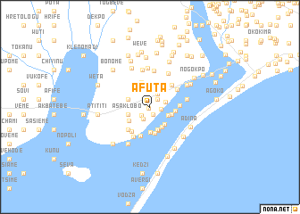 map of Afuta