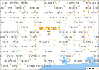 map of Afutuakwa