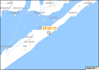 map of Afweyn