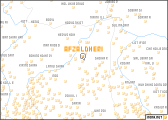 map of Afzal Dheri