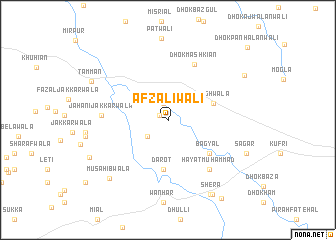 map of Afzalīwāli
