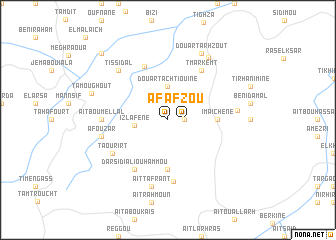 map of Afzou