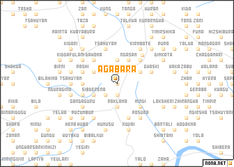 map of Agabara