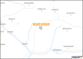 map of Ağaçhisar
