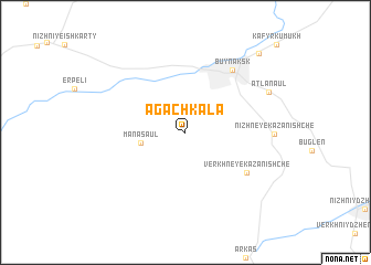 map of Agachkala
